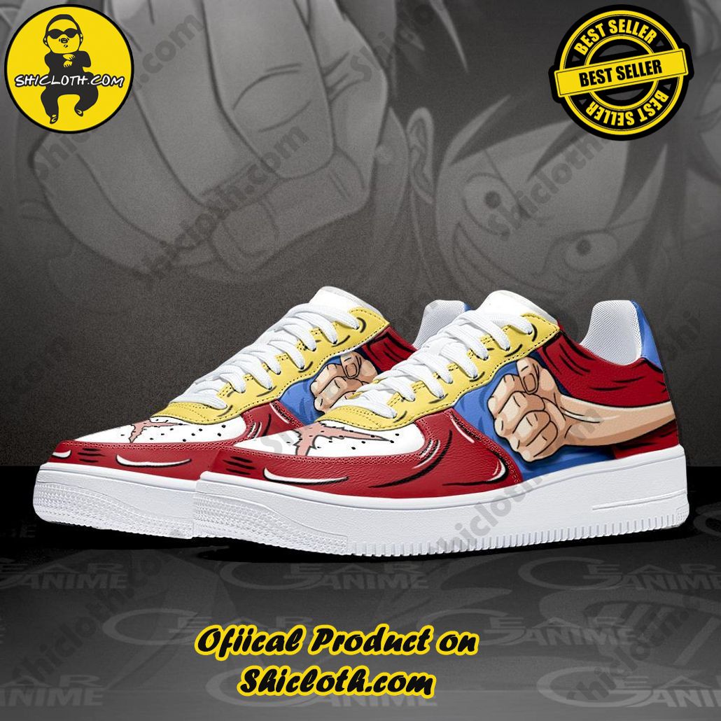 One Piece Luffy Gomu Gomu Air Sneakers One Piece Luffy Gomu Gomu Air Sneakers
