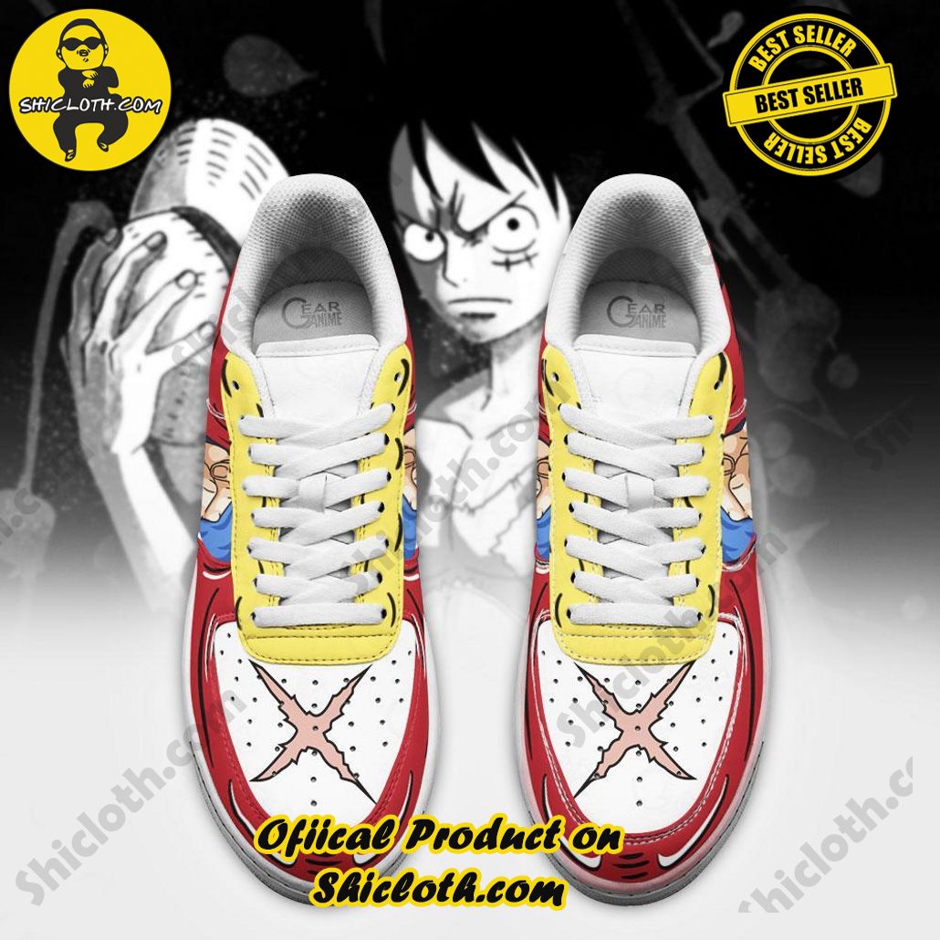 One Piece Luffy Gomu Gomu Air Sneakers One Piece Luffy Gomu Gomu Air Sneakers