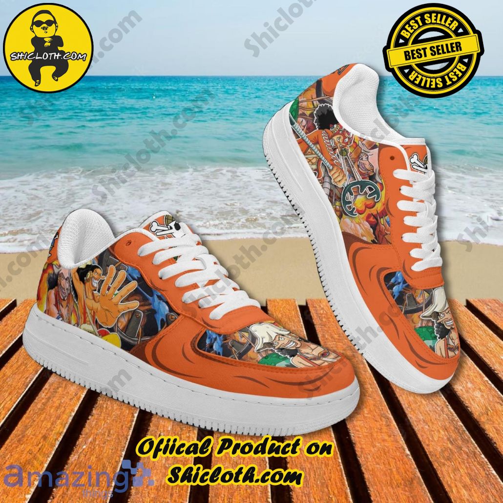 One Piece Usopp Air Force Shoes Gift For Anime?s Fans One Piece Usopp Air Force Shoes Gift For Anime?s Fans