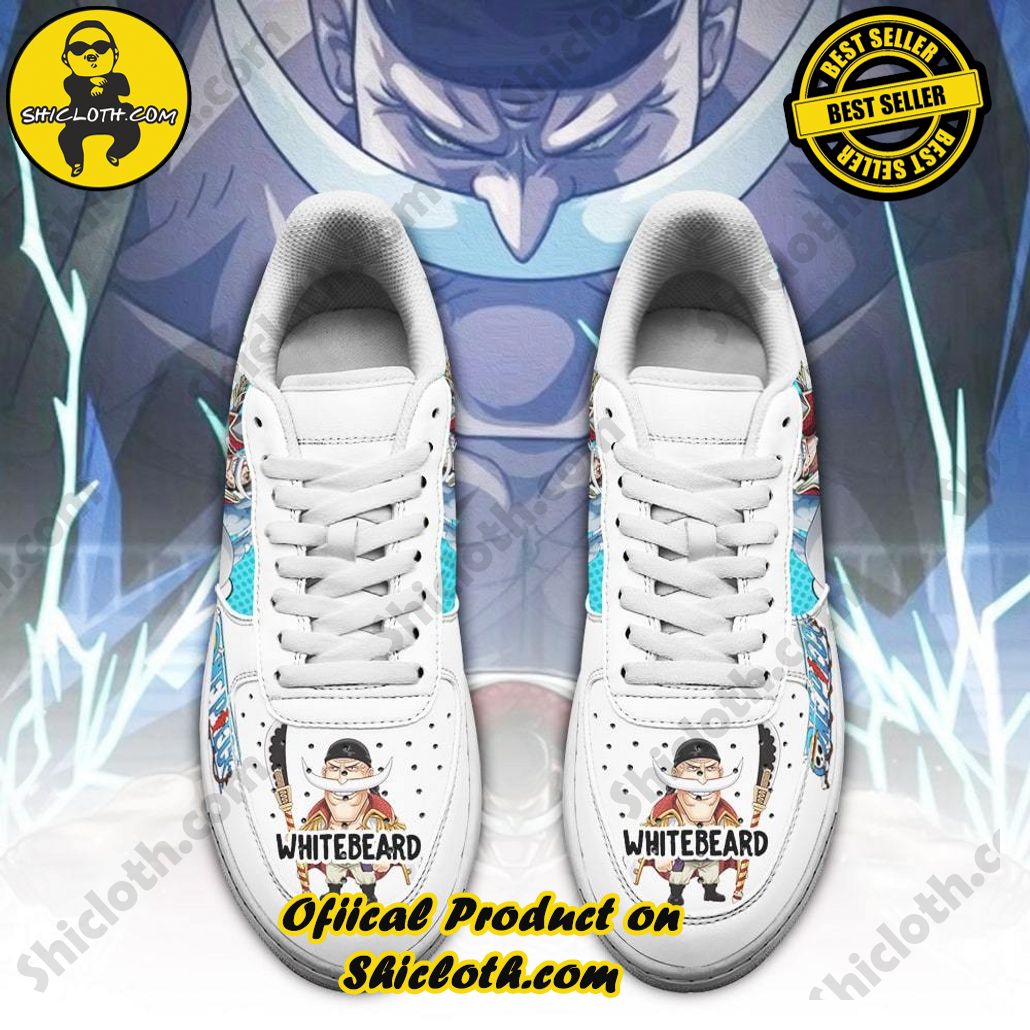 One Piece White Beard Air Sneakers