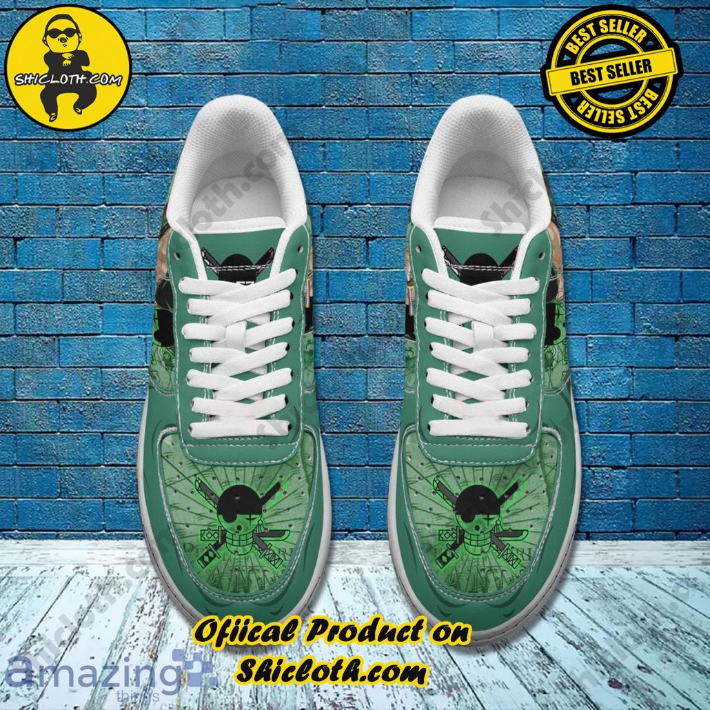 One Piece Zoro Air Force Shoes Gift For Anime?s Fans One Piece Zoro Air Force Shoes Gift For Anime?s Fans