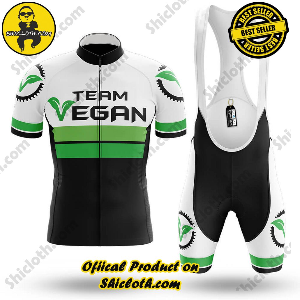 Team Vegan Premium Cycling Jersey - Men's Cycling Kit