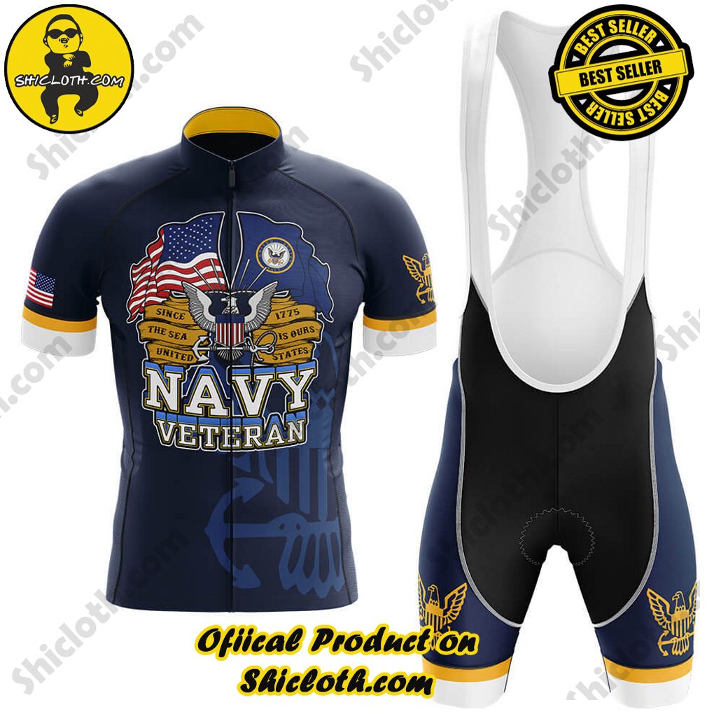 U.S. Navy Veteran - Men's Cycling Kit