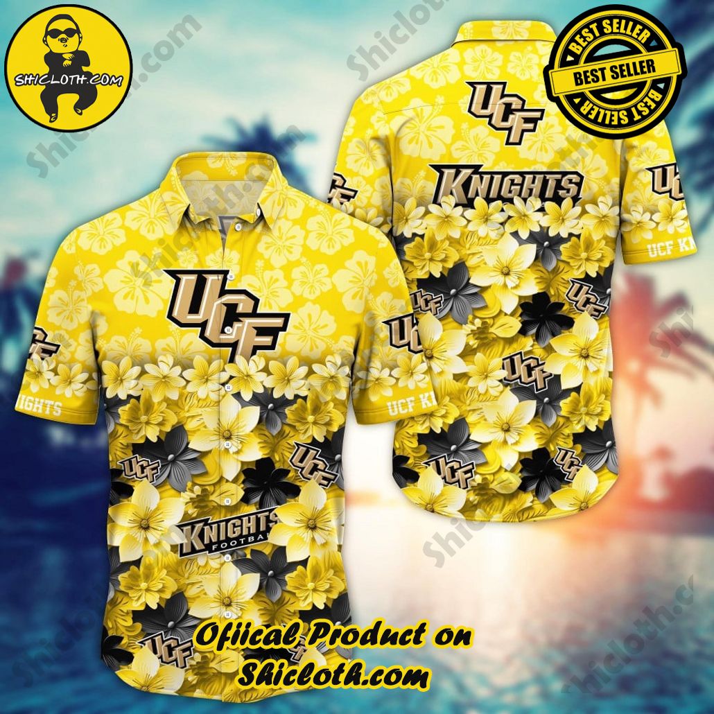 UCF Knights NCAA1 Flower Hawaii Shirt And Tshirt For Fans, Summer Football Shirts