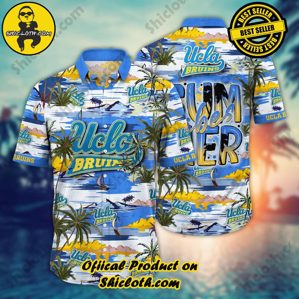 UCLA Bruins | NCAA3 Flower Hawaii Shirt For Fans, Summer Football Shirts