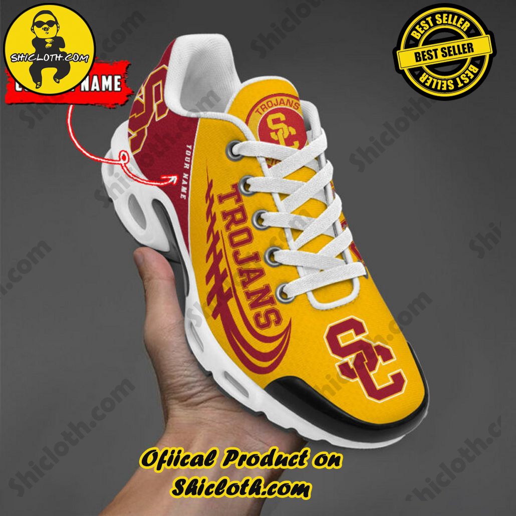 USC Trojans Custom Name Nike TN Shoes