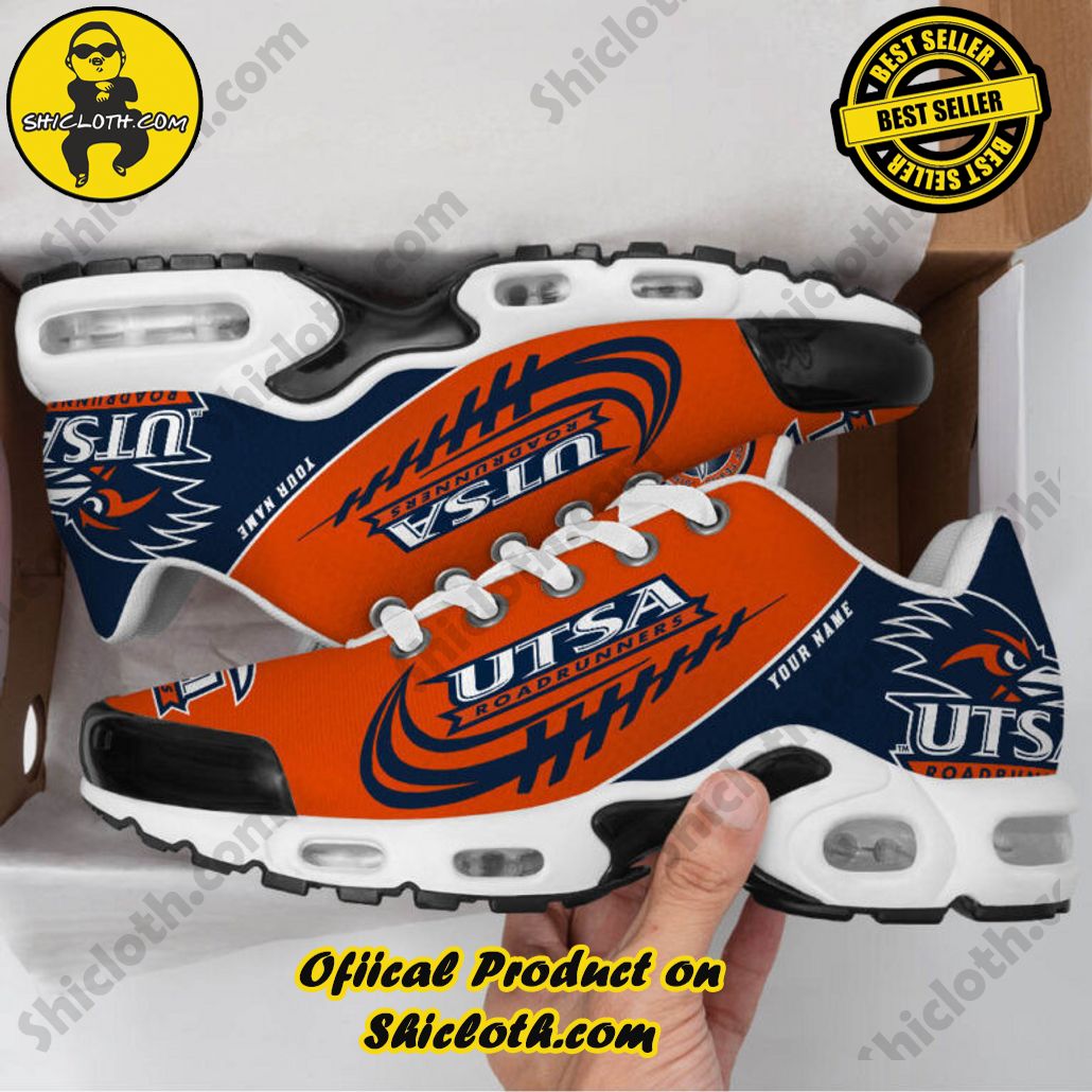 UTSA Roadrunners Custom Name Nike TN Shoes