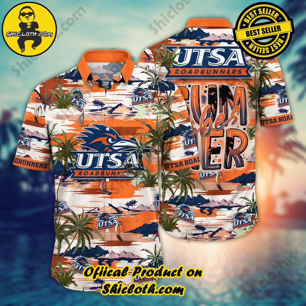 UTSA Roadrunners | NCAA3 Flower Hawaii Shirt For Fans, Summer Football Shirts