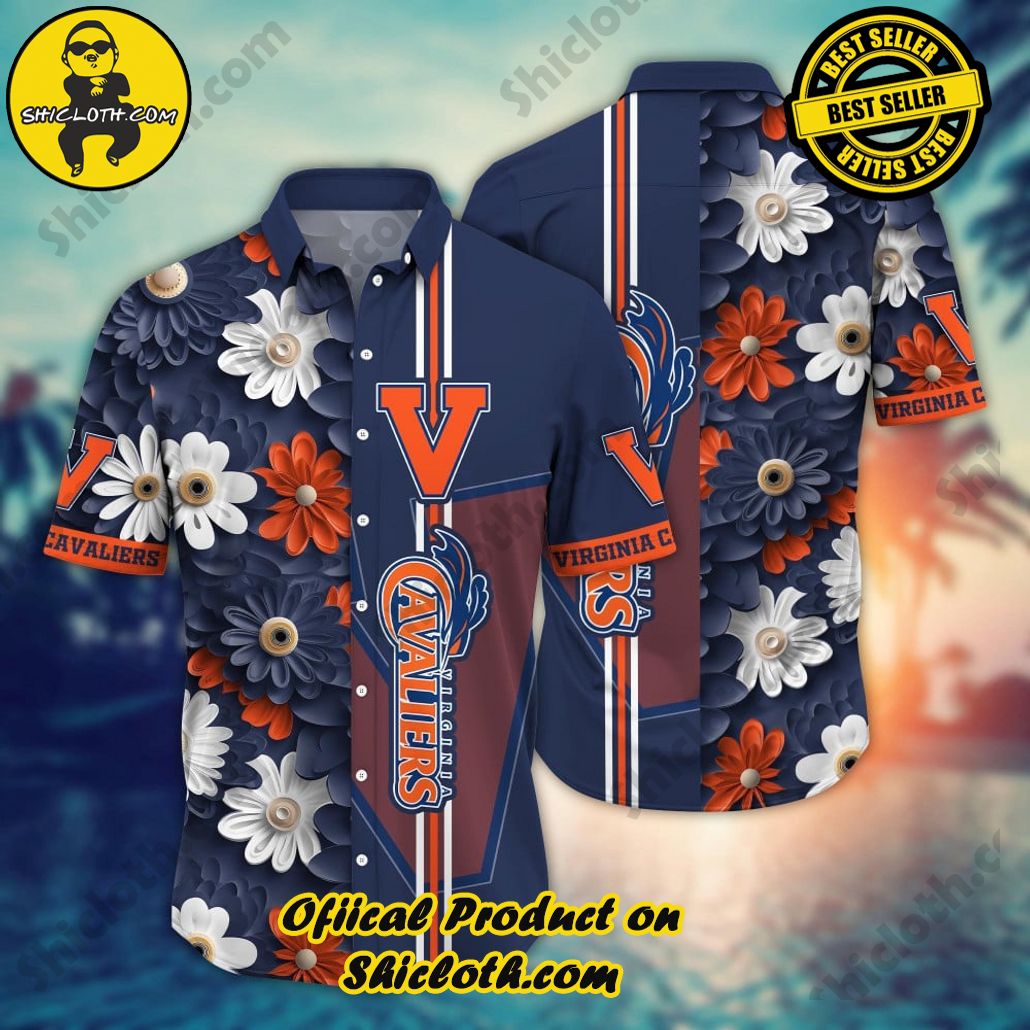 Virginia Cavaliers NCAA3 Hawaiian Shirt Trending Summer. Gift For Fan