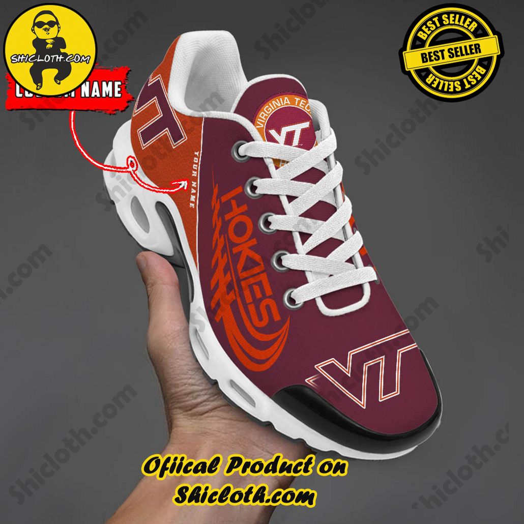 Virginia Tech Hokies Custom Name Nike TN Shoes
