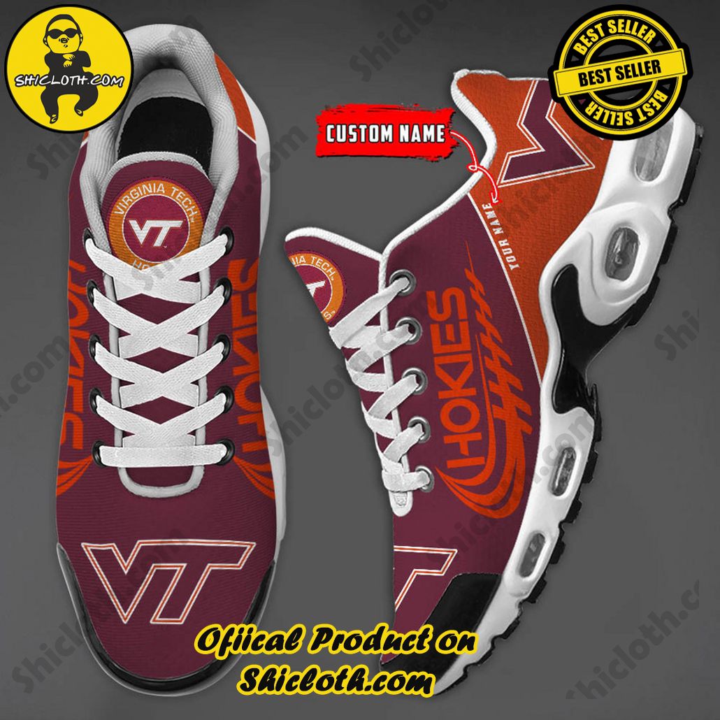 Virginia Tech Hokies Custom Name Nike TN Shoes 3 Virginia Tech Hokies Custom Name Nike TN Shoes - Image 3