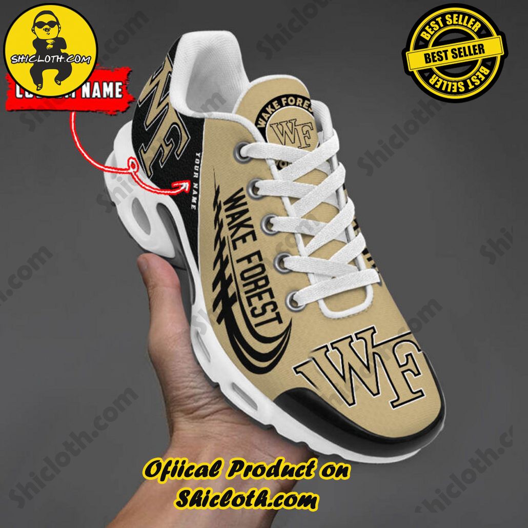Wake Forest Demon Deacons Custom Name Nike TN Shoes