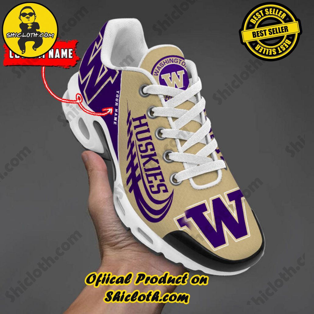 Washington Huskies Custom Name Nike TN Shoes