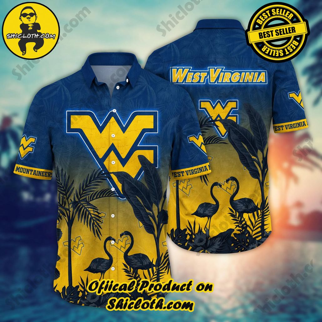 West Virginia Mountaineers NCAA Hawaiian Shirt Mid-Yeartime Boots And Ball Game Shirts