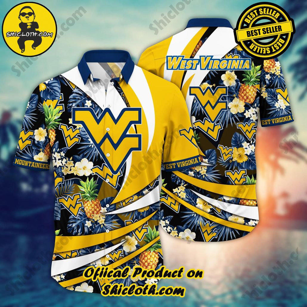 West Virginia Mountaineers NCAA Hawaiian Shirt Mosquito Bites Aloha Shirt
