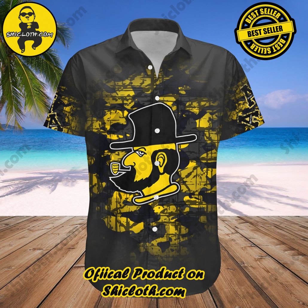 Appalachian State Mountaineers Hawaii Shirt Camouflage Vintage NCAA