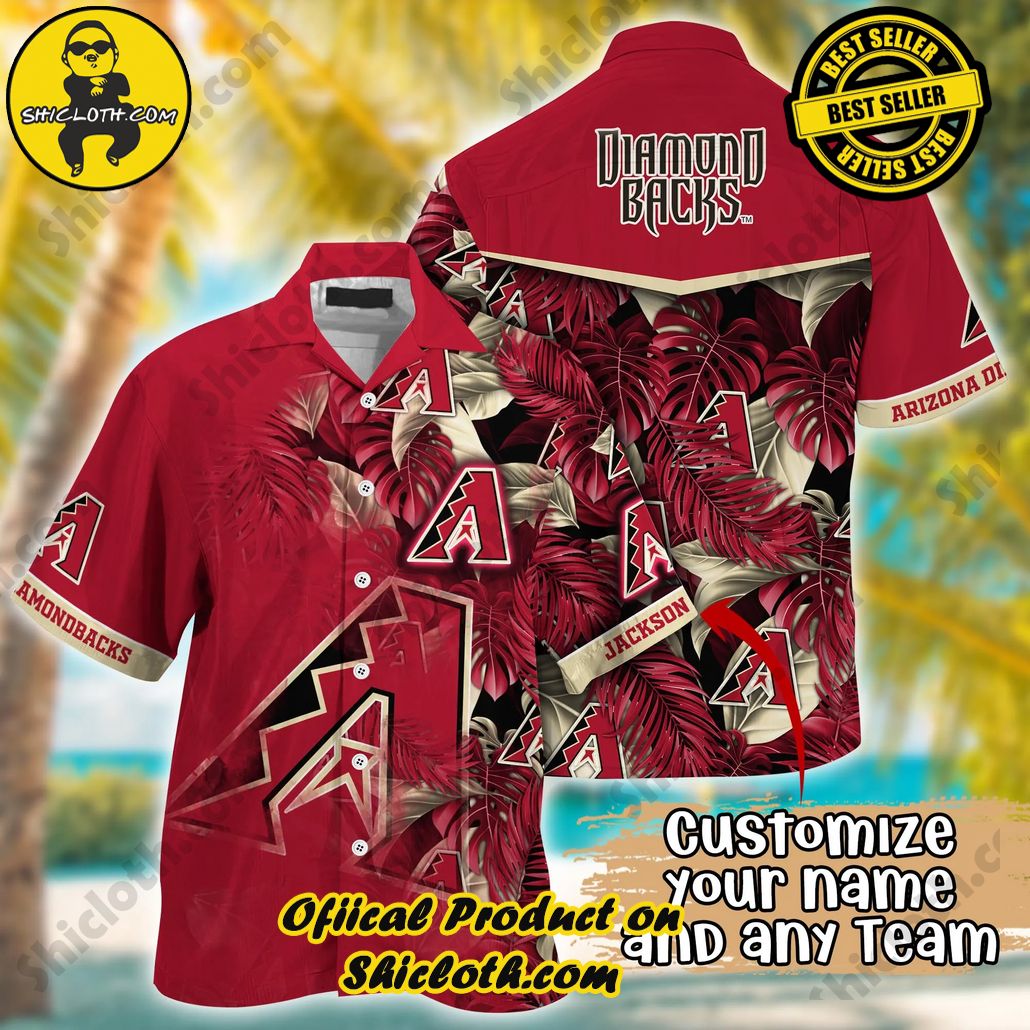 Arizona Diamondbacks MLB Summer Hawaii Shirt And Tshirt Custom Aloha Shirt