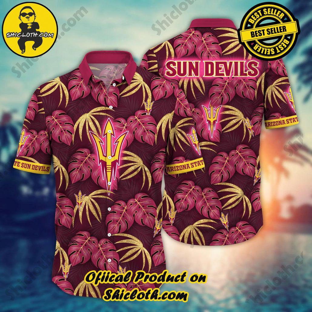 Arizona State Sun Devils NCAA Hawaiian Shirt Daylight Aloha Shirt