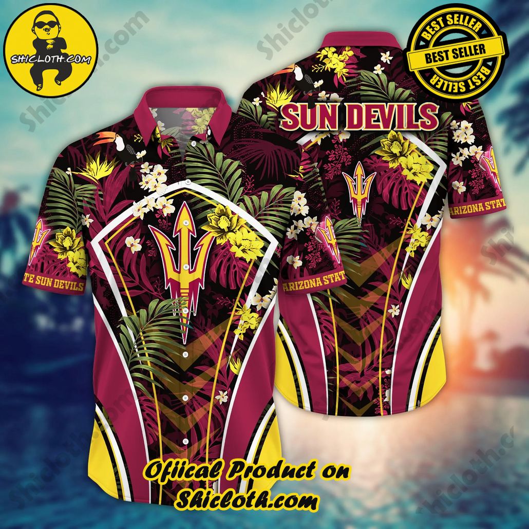 Arizona State Sun Devils NCAA Hawaiian Shirt Ice Cream Season Aloha Shirt