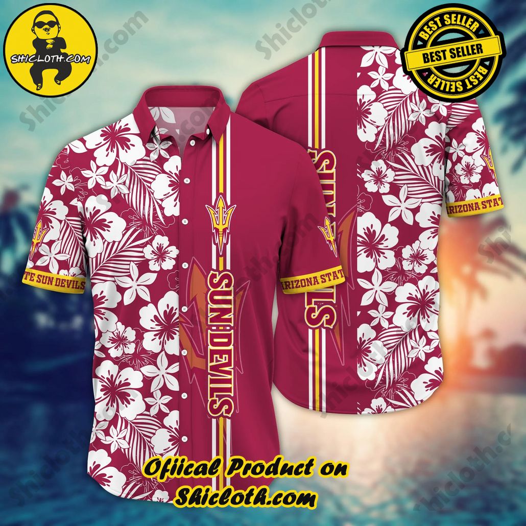 Arizona State Sun Devils NCAA Hawaiian Shirt Ice Cream Seasontime Aloha Shirt