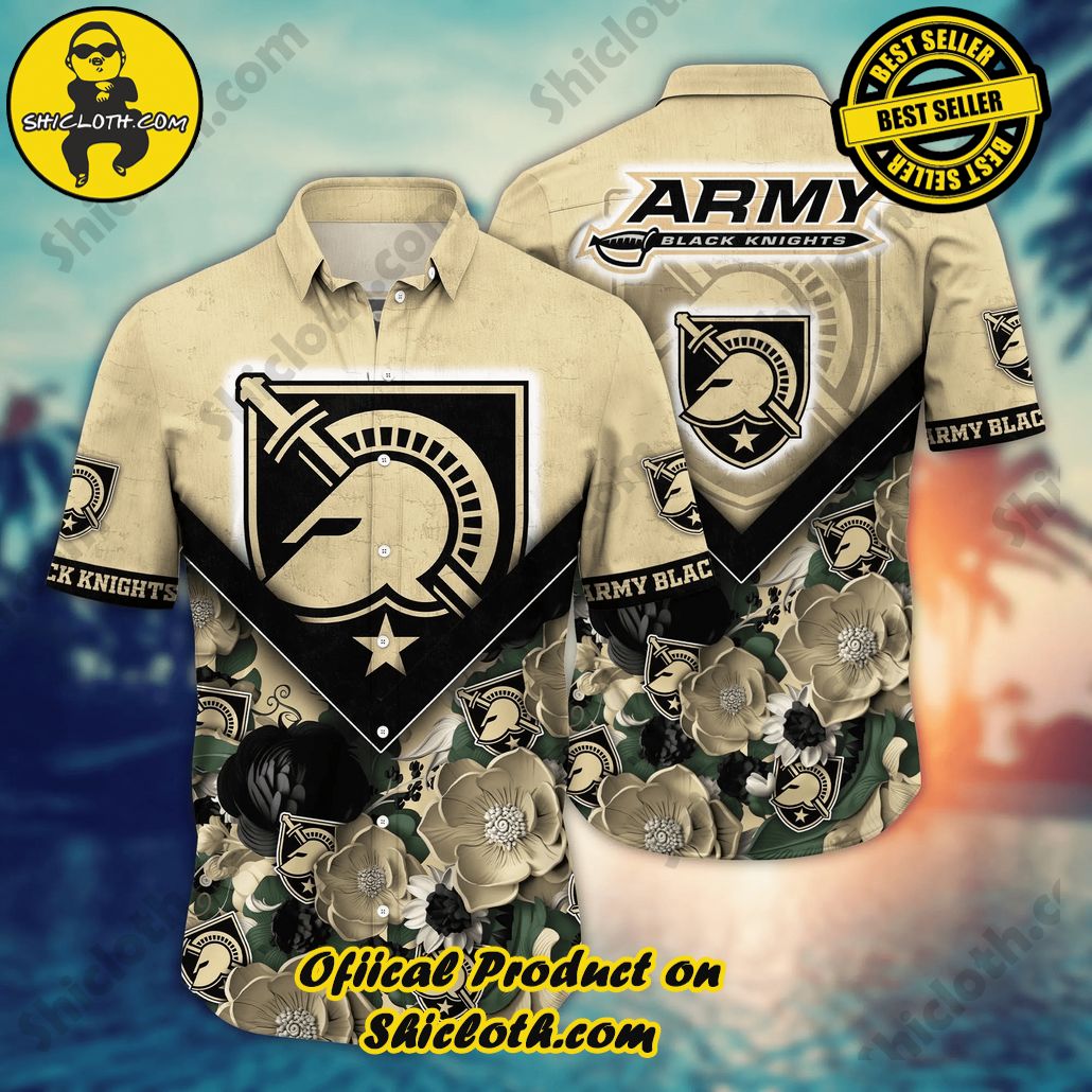 Army Black Knights NCAA Hawaiian Shirt Custom Sun Rays 11-A-Side Shirts