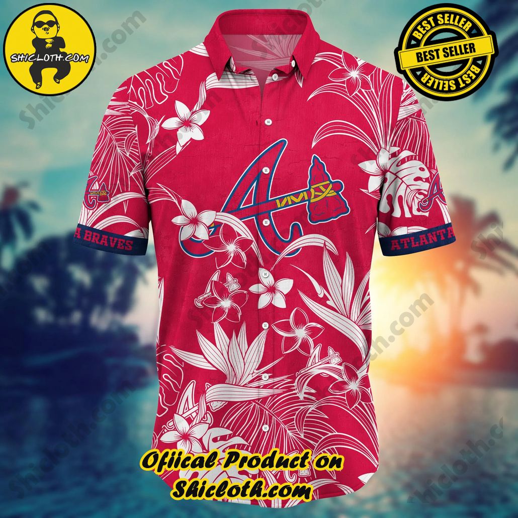 Atlanta Braves MLB Hawaiian Shirt Beach Seasontime Aloha Shirt 2 Atlanta Braves MLB Hawaiian Shirt Beach Seasontime Aloha Shirt - Image 2