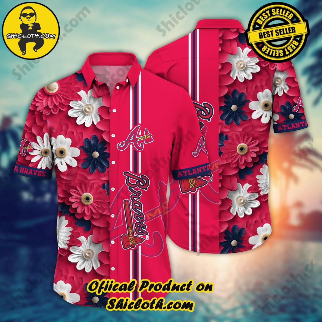 Atlanta Braves MLB Hawaiian Shirt Sea Breeze Aloha Shirt