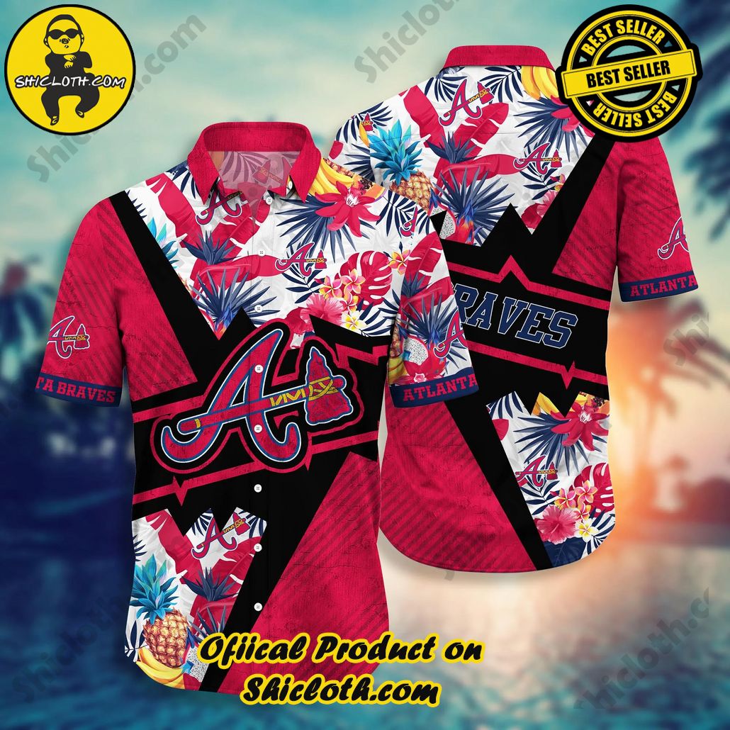 Atlanta Braves MLB Hawaiian Shirt Solstice Training Game Shirts