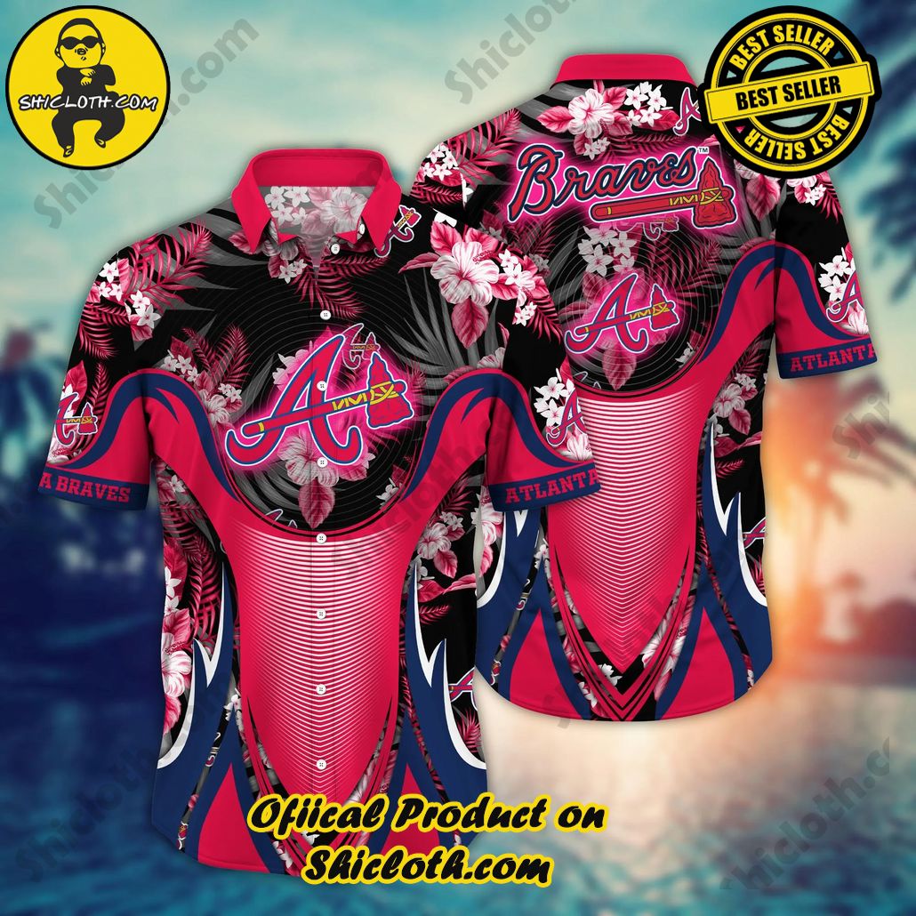 Atlanta Braves MLB Hawaiian Shirt Surfing Aloha Shirt