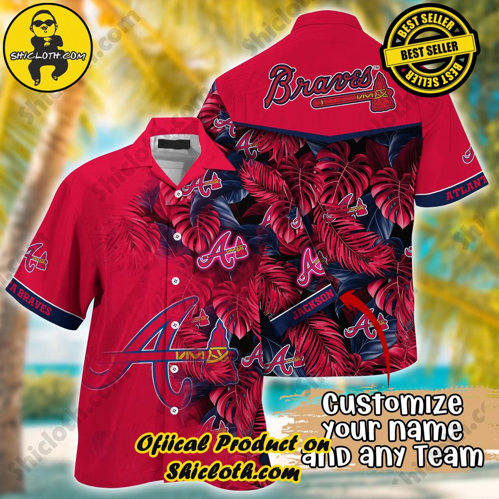 Atlanta Braves MLB Summer Hawaii Shirt And Tshirt Custom Aloha Shirt