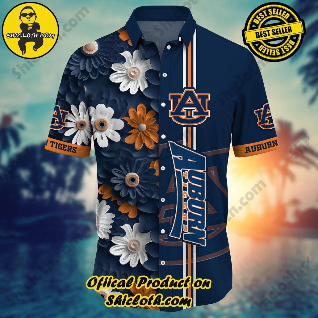 Auburn Tigers NCAA Hawaiian Shirt Balmy Aloha Shirt Auburn Tigers NCAA Hawaiian Shirt Balmy Aloha Shirt