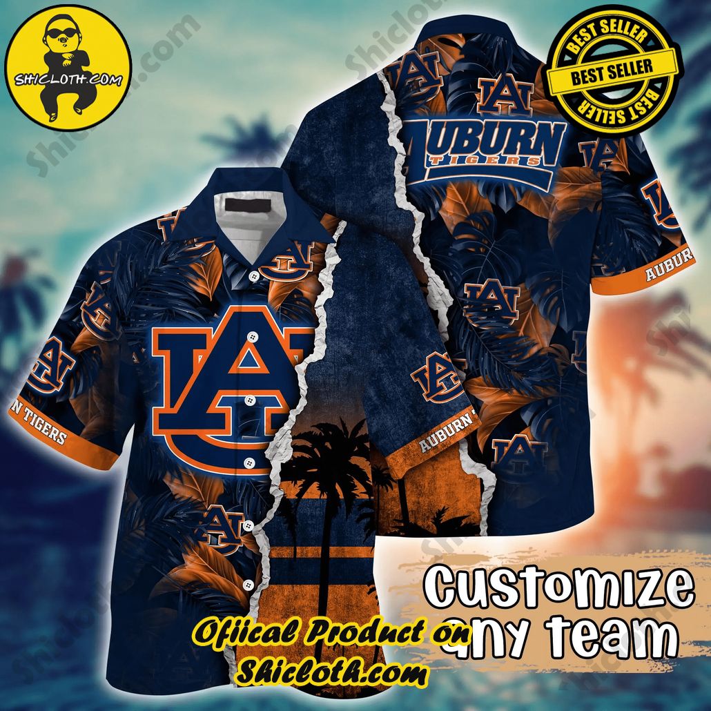 Auburn Tigers NCAA Hawaiian Shirt Custom Summer Nights Aloha Shirt