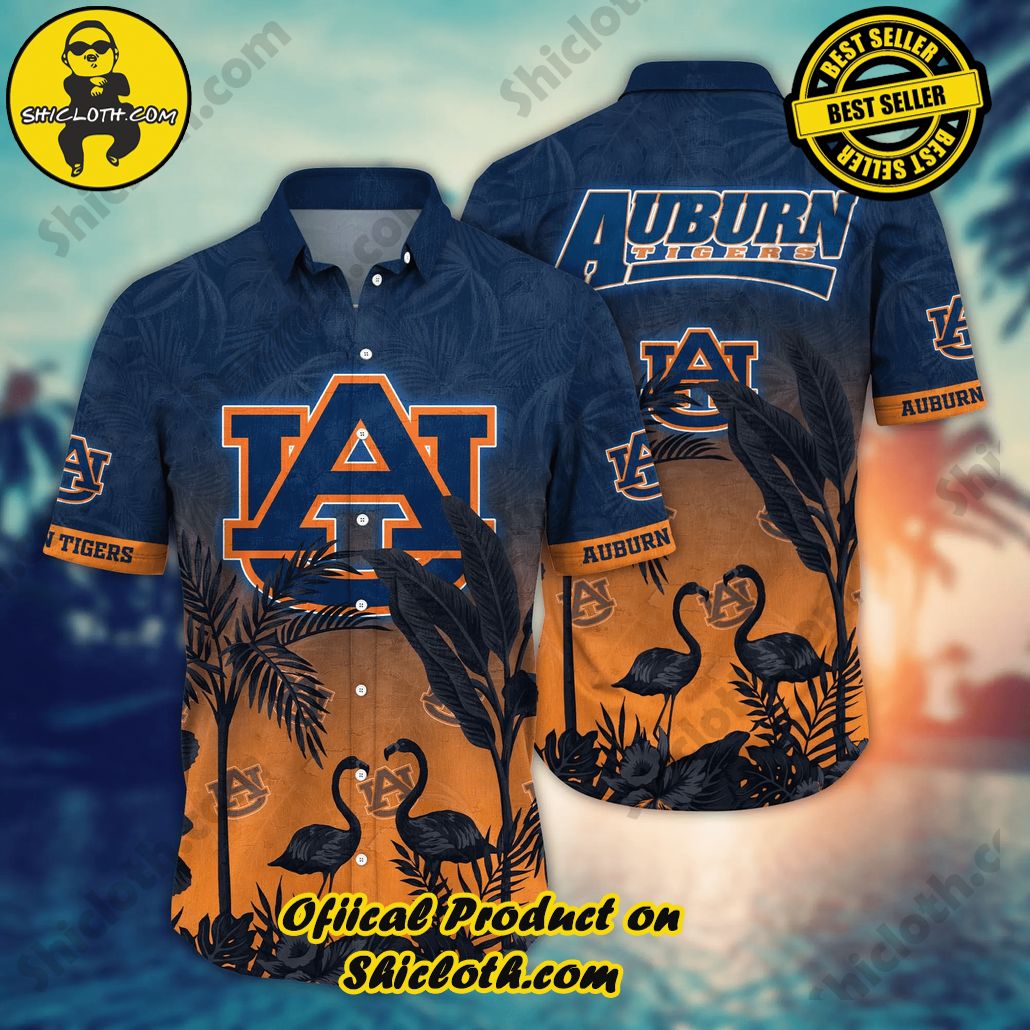 Auburn Tigers NCAA Hawaiian Shirt Ice Cream Seasontime Aloha Shirt