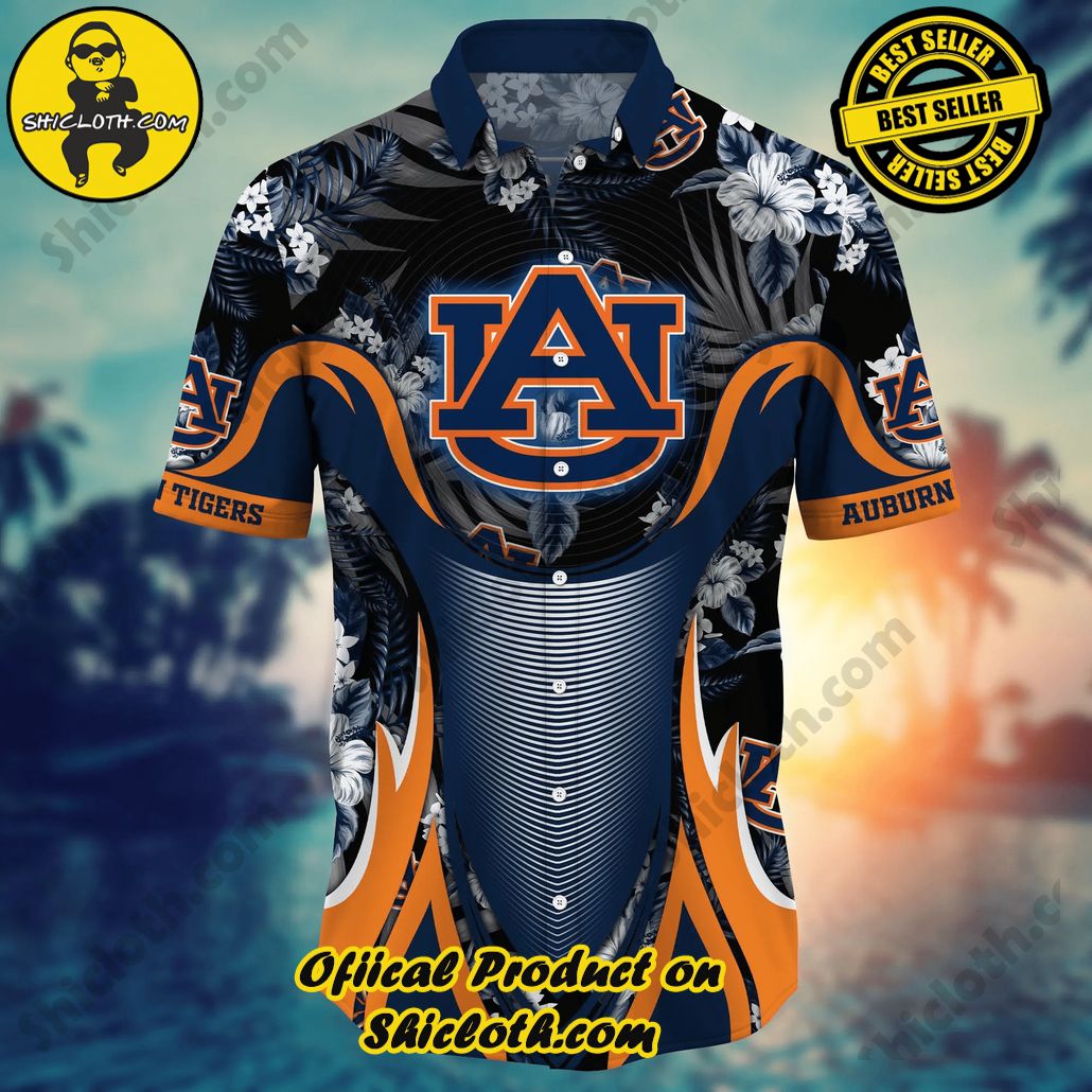 Auburn Tigers NCAA Hawaiian Shirt Tan Lines Aloha Shirt Auburn Tigers NCAA Hawaiian Shirt Tan Lines Aloha Shirt