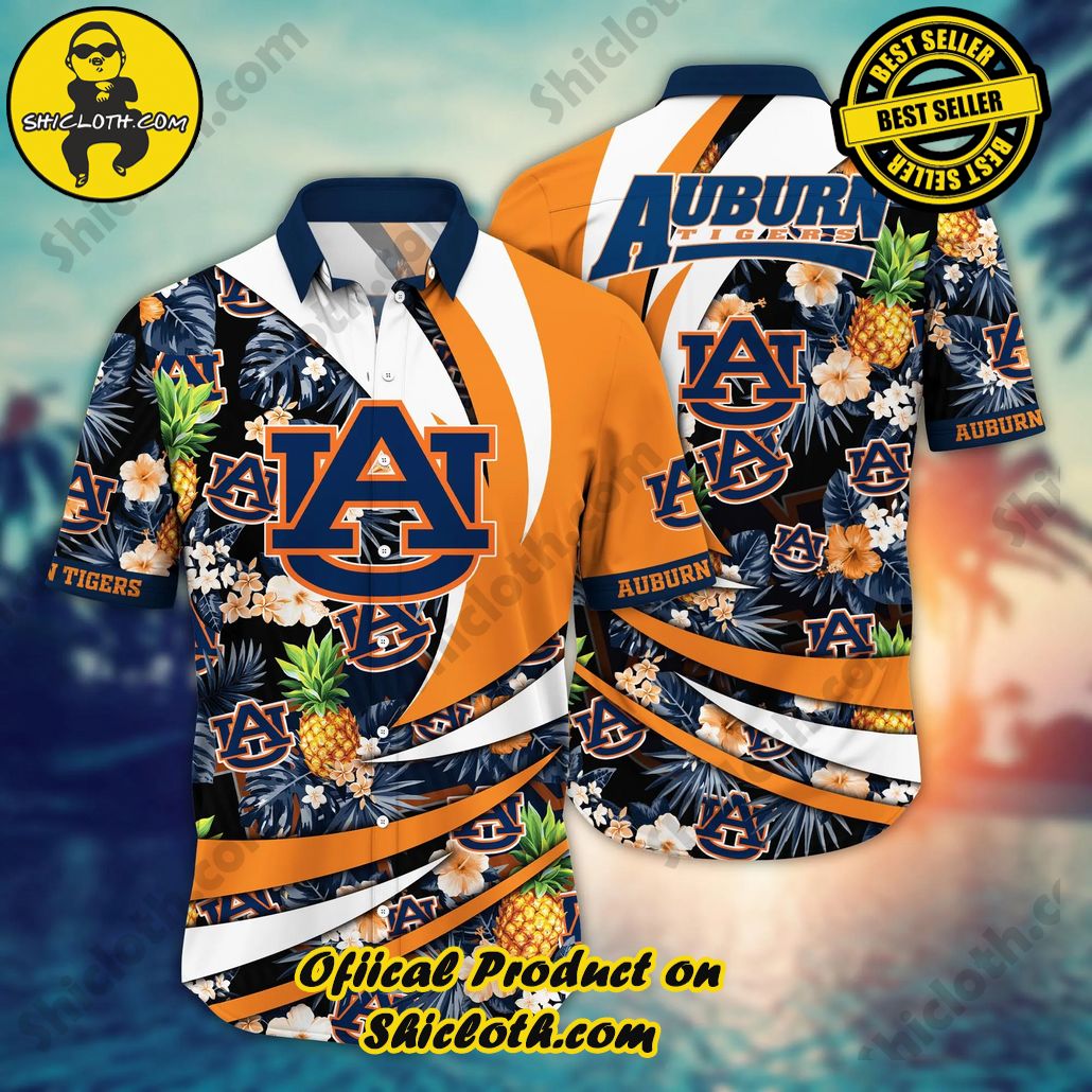 Auburn Tigers NCAA Hawaiian Shirt Warm Days Aloha Shirt