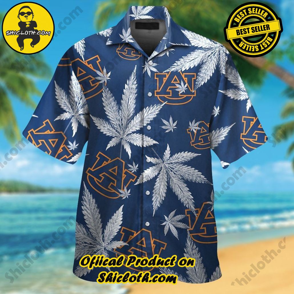 Auburn Tigers Shirt Design Tropical Hawaiian Short Sleeve Unique Button Up