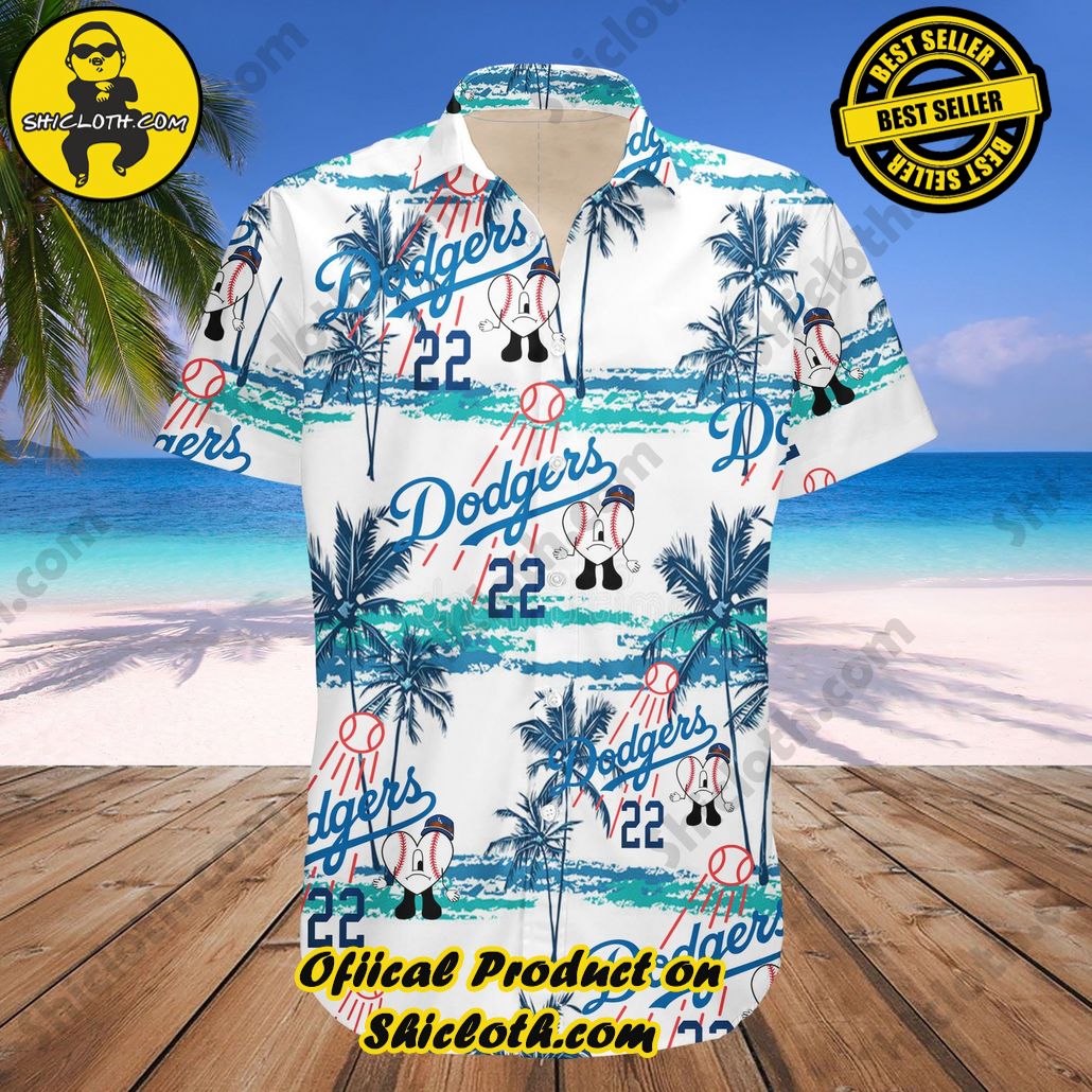 Bad-Bunny Dodgers Un Verano Sin Ti Hawaiian Shirt