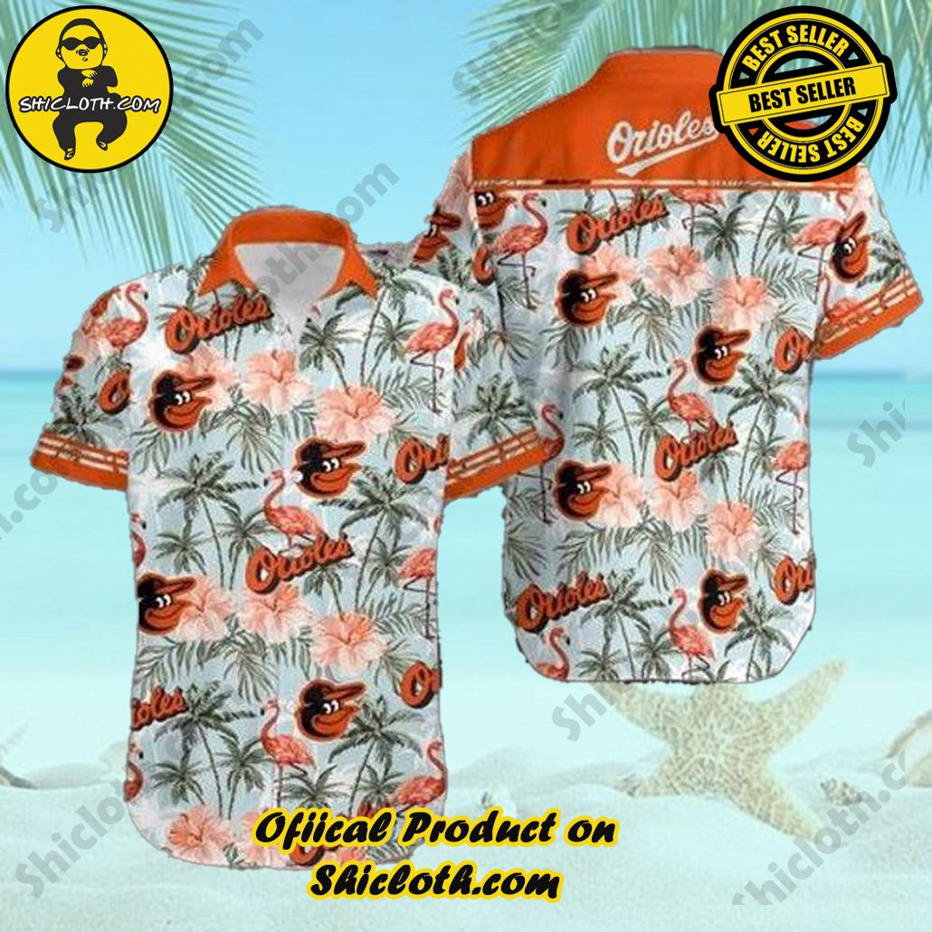 Baltimore Orioles Hawaiian Shirt with Tropical Flair