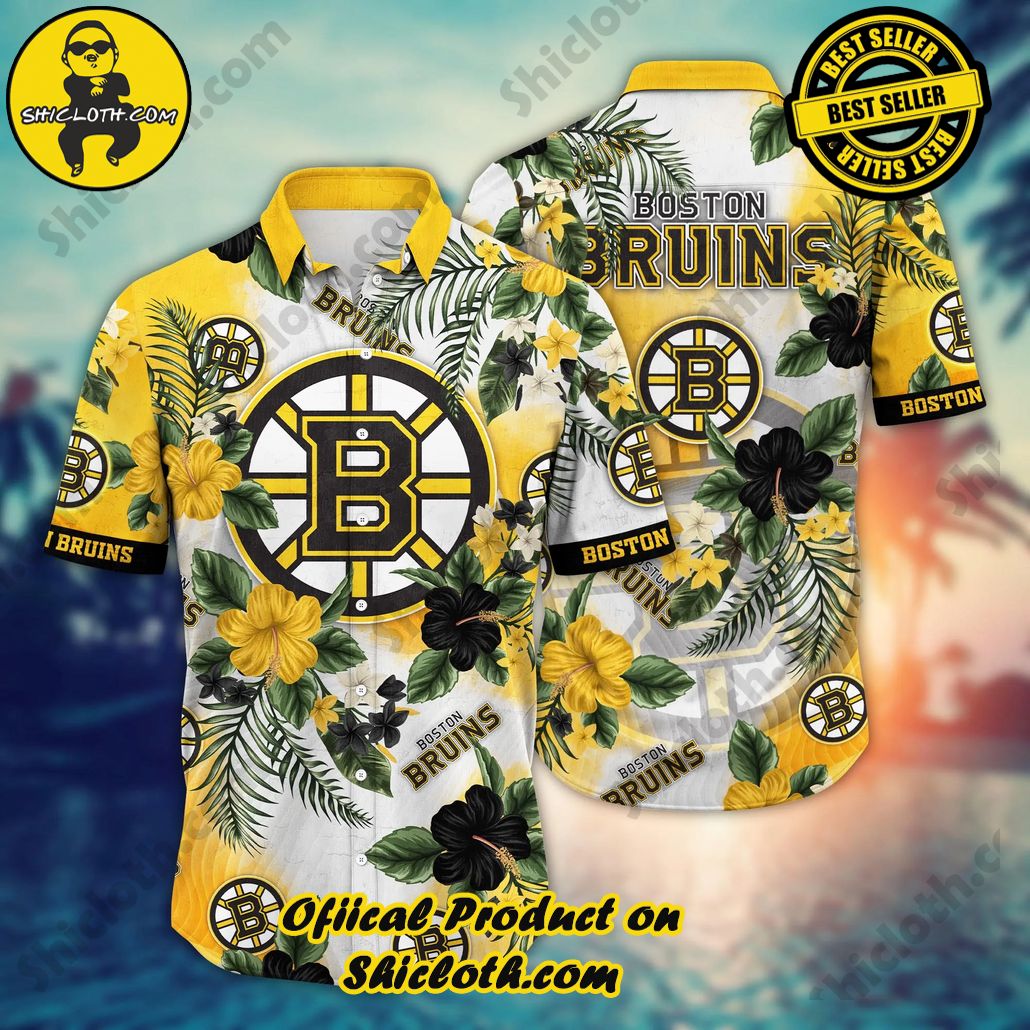 Boston Bruins NHL Hawaiian Shirt Sun Showerstime Championship Game Shirts