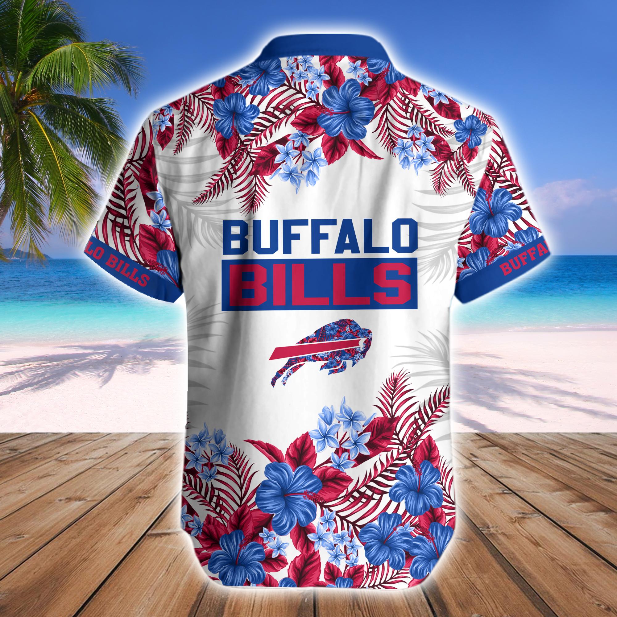 Buffalo Bills Tropical Hawaiian Fan Shirt Shorts Blizzard Edition