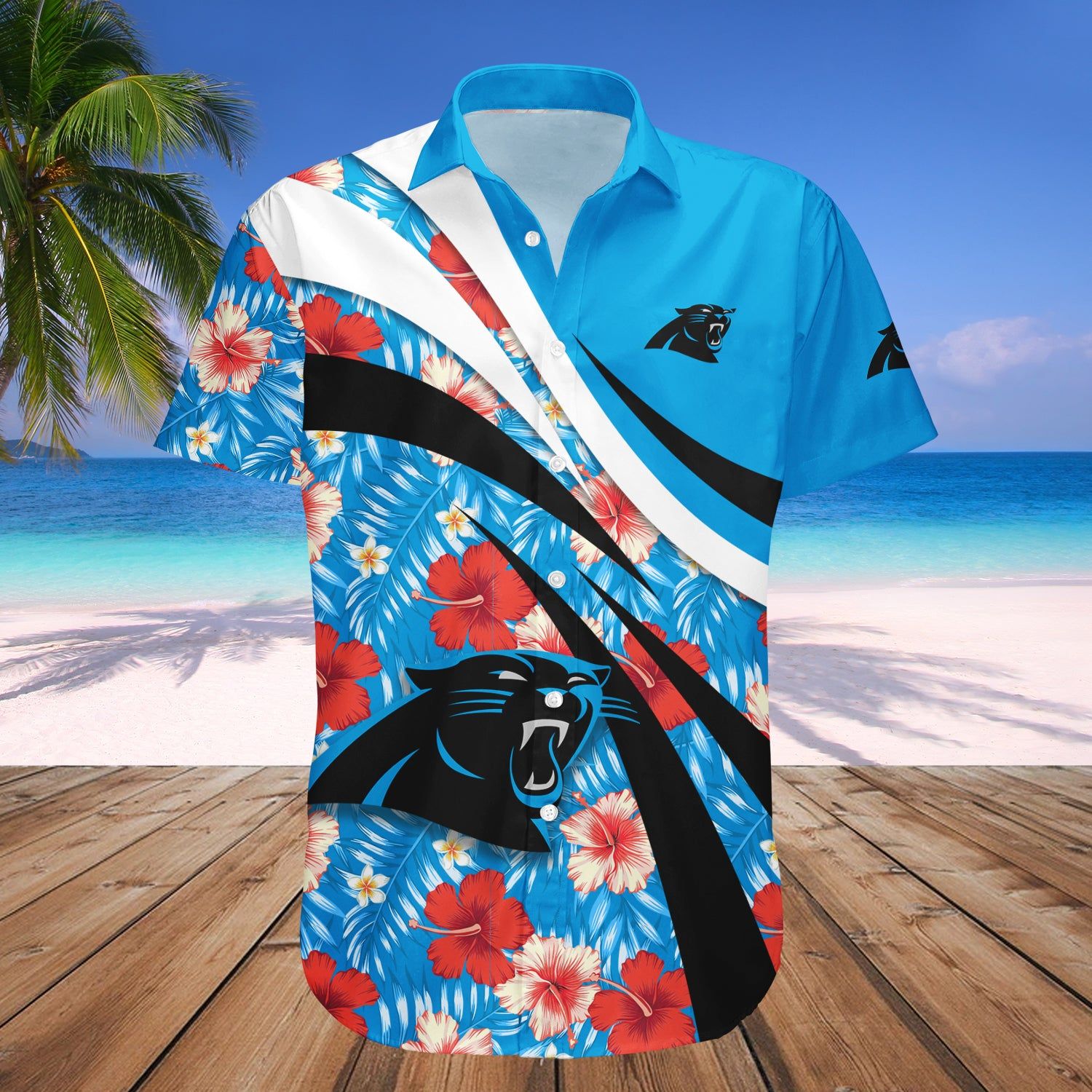 Carolina Panthers Hawaii Shirt Hibiscus Sport Style – NFL