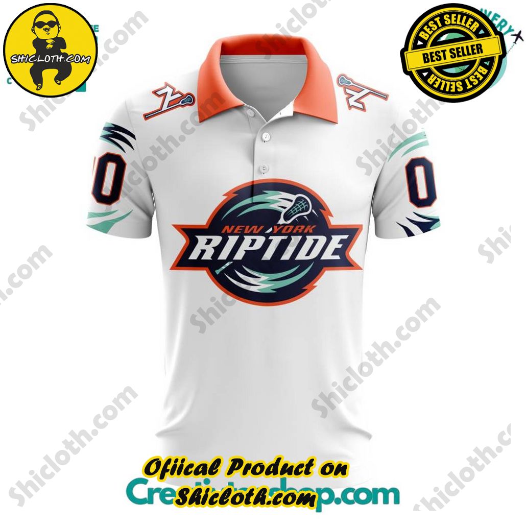 NLL New York Riptide Away Polo Shirt