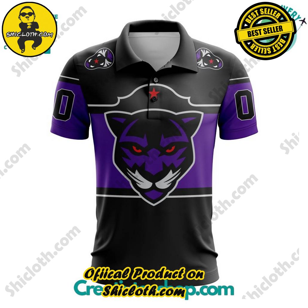 NLL Panther City Lacrosse Home Polo Shirt