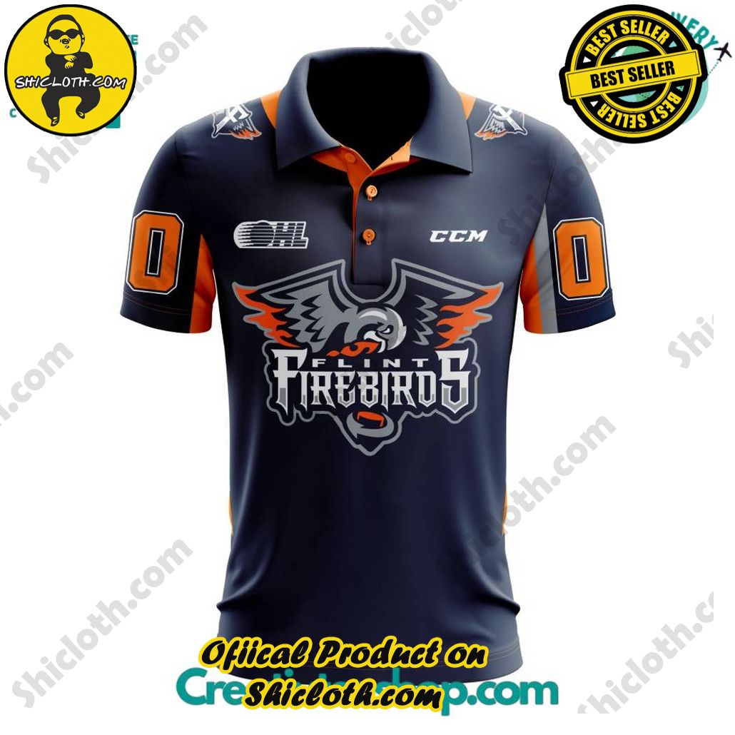 OHL Flint Firebirds Polo Shirt