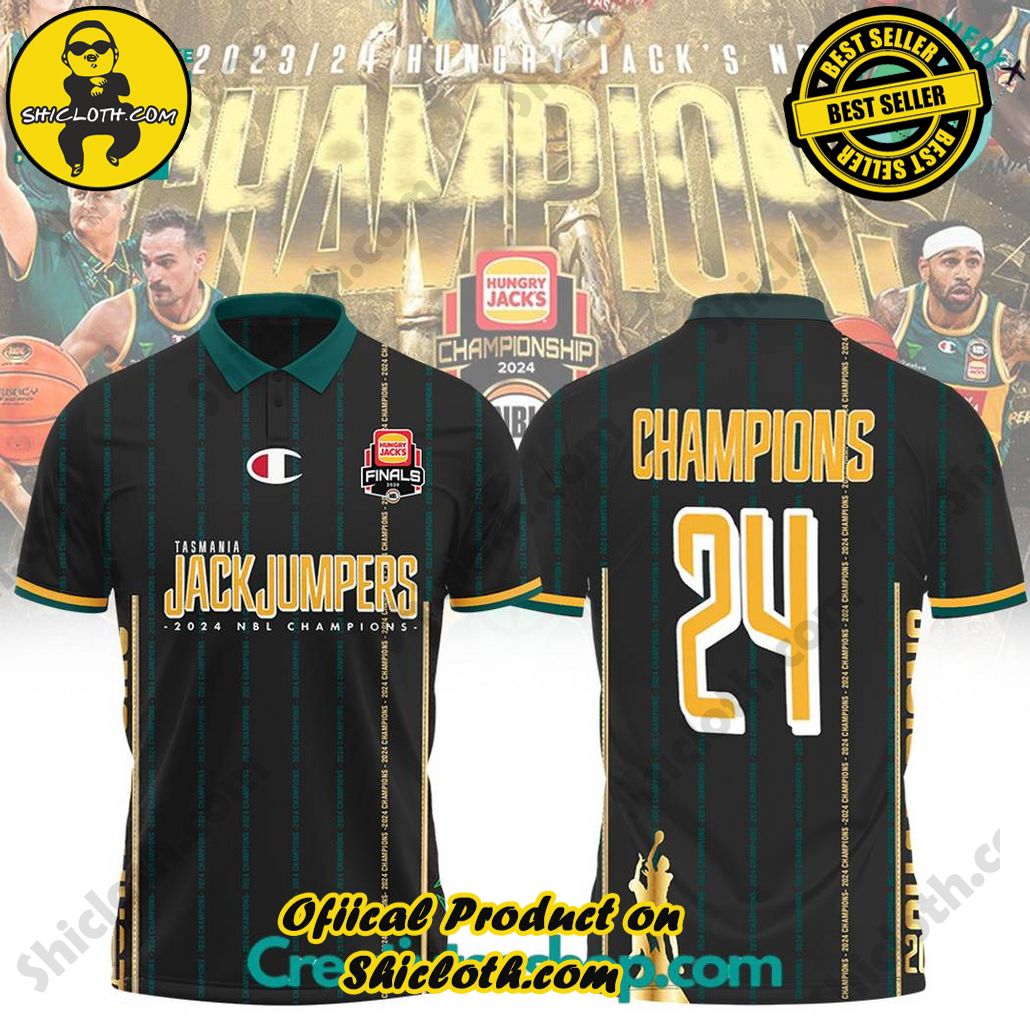 Tasmania JackJumpers NBL Finals Champions 2024 Polo Shirt