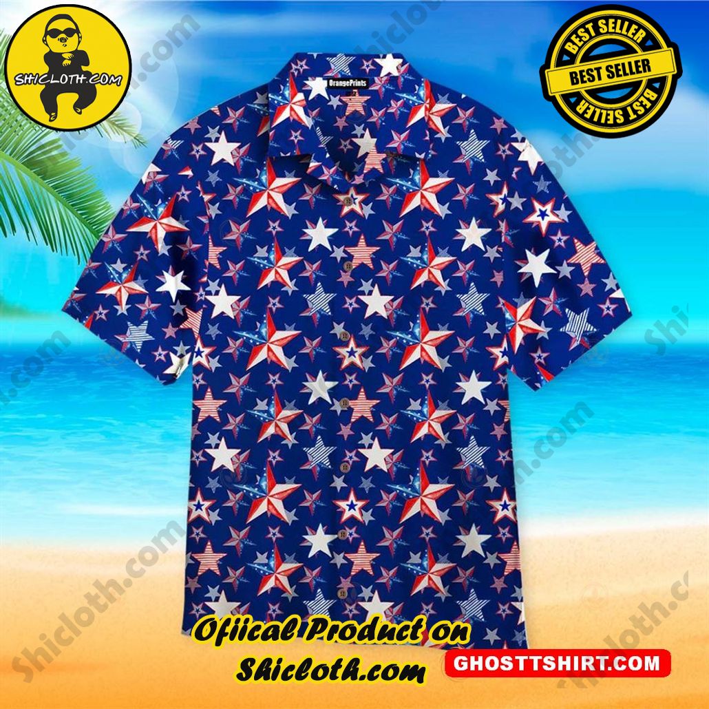 American Flag Hawaiian Shirt 4th Of July Us Flag Star Best Hawaiian Shirts