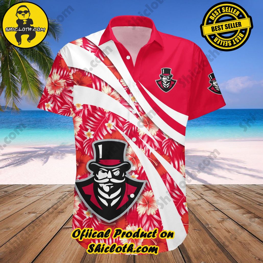 Austin Peay Governors Hawaii Shirt Hibiscus Sport Style NCAA