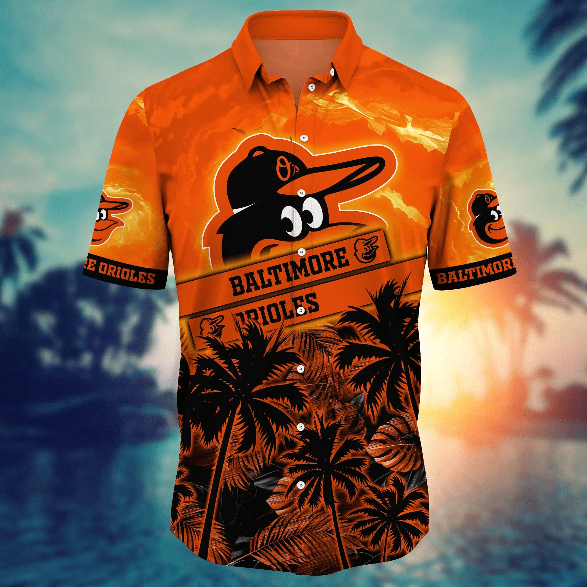 Baltimore Orioles MLB Hawaiian Shirt Sunbathe Aloha Shirt Baltimore Orioles MLB Hawaiian Shirt Sunbathe Aloha Shirt