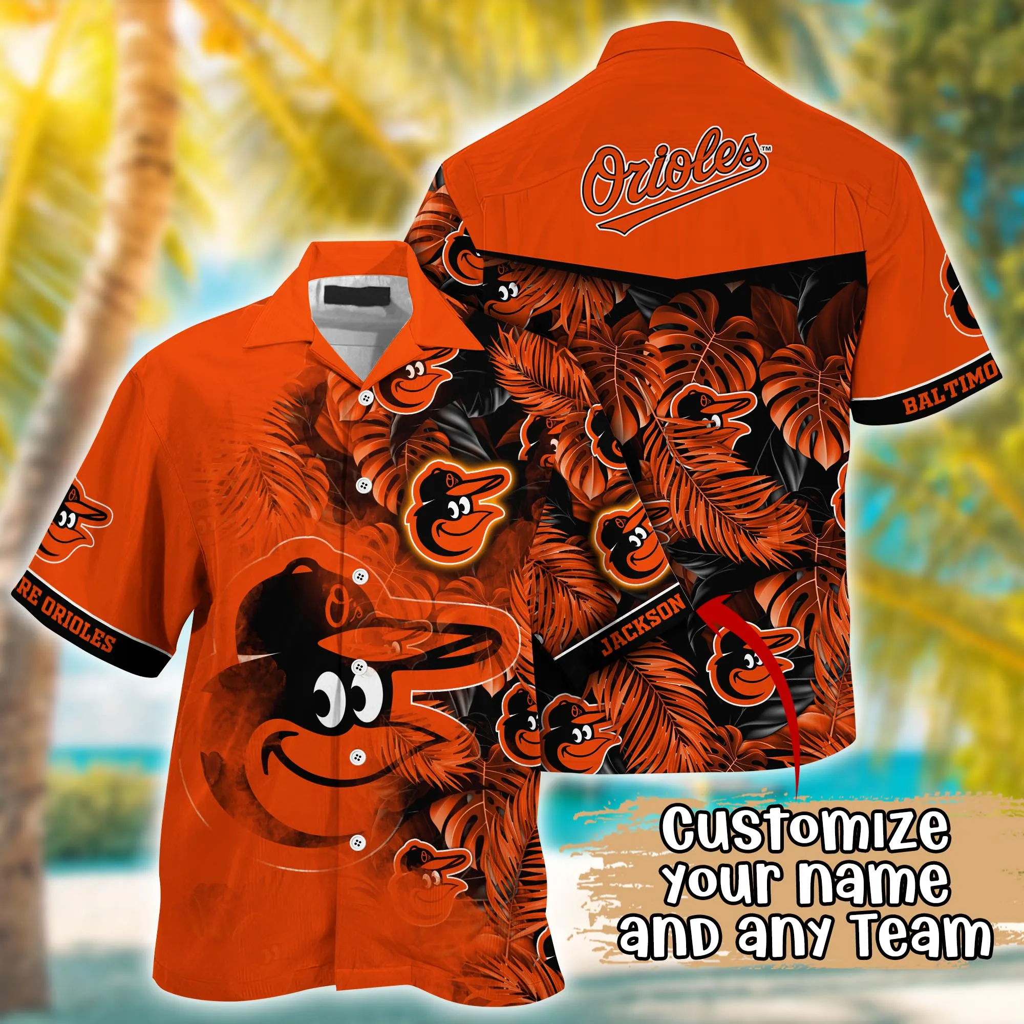 Baltimore Orioles MLB Summer Hawaii Shirt And Tshirt Custom Aloha Shirt