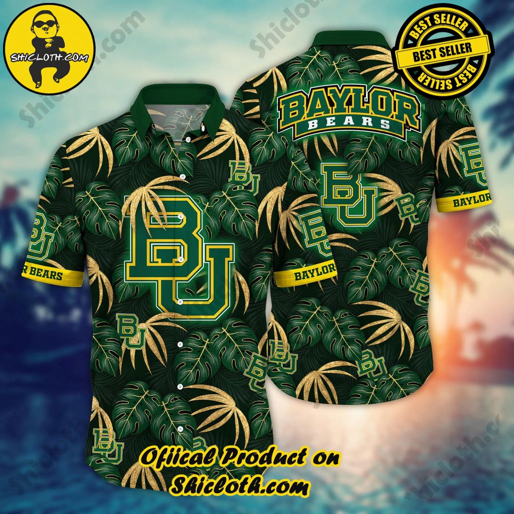 Baylor Bears NCAA Hawaiian Shirt Getaways Aloha Shirt